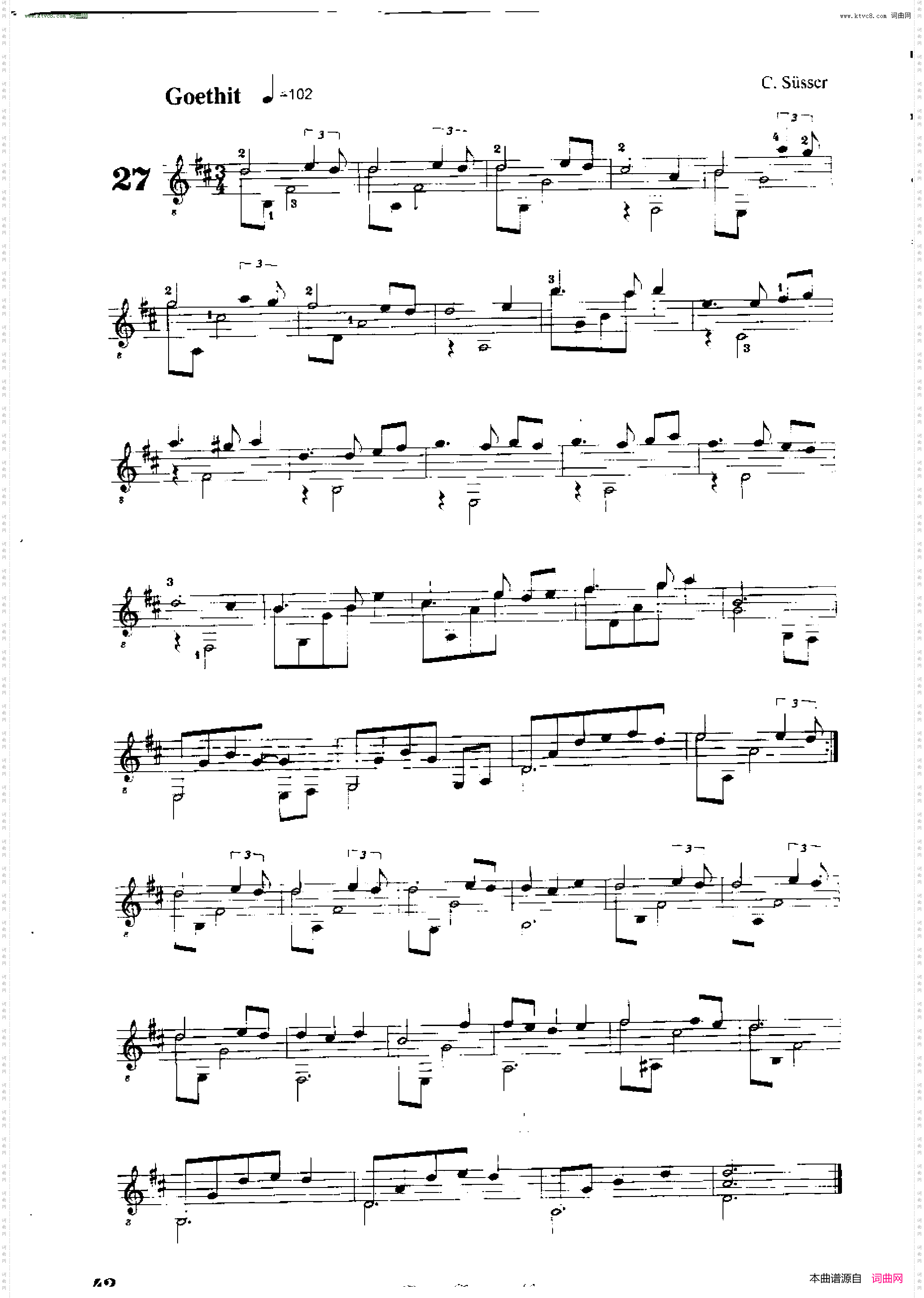 Classical guitar－Susser Ctibor_No 6, Fantazie ze sveta mineralu