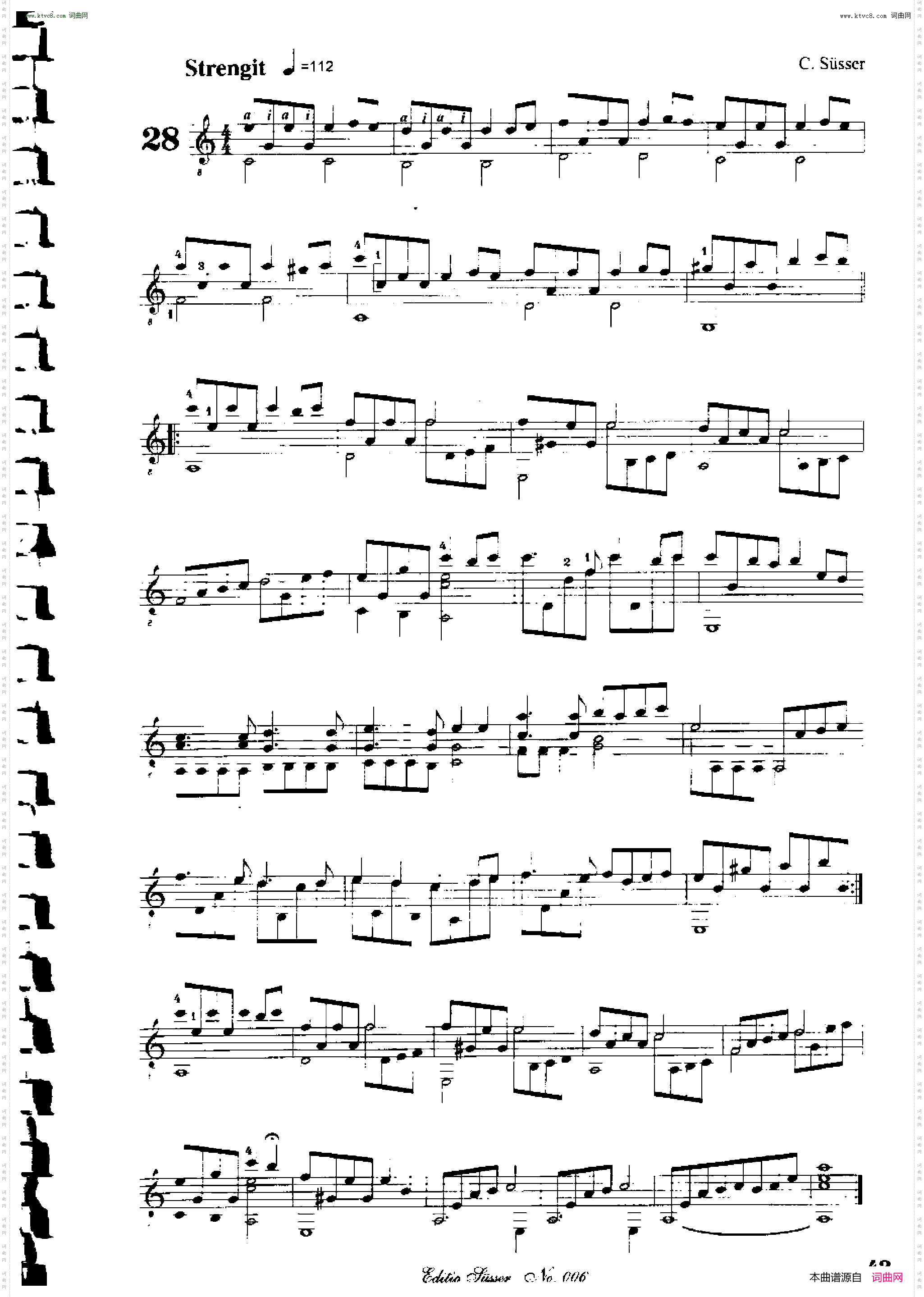 Classical guitar－Susser Ctibor_No 6, Fantazie ze sveta mineralu