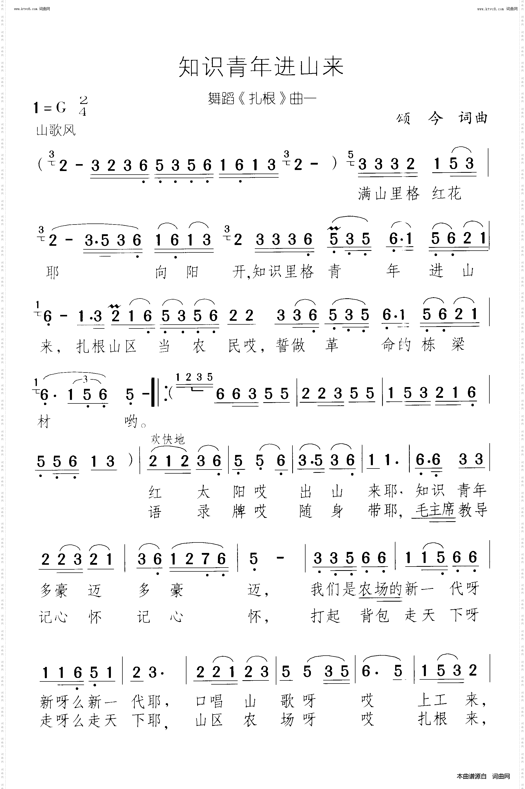 知识青年进山来_扎根 舞蹈-曲01-00 
