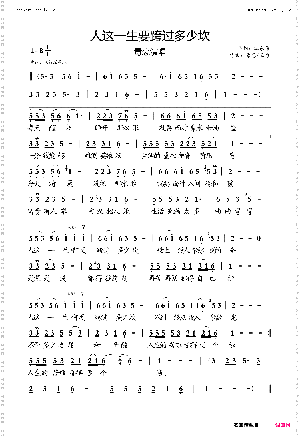 人这一生要跨过多少坎