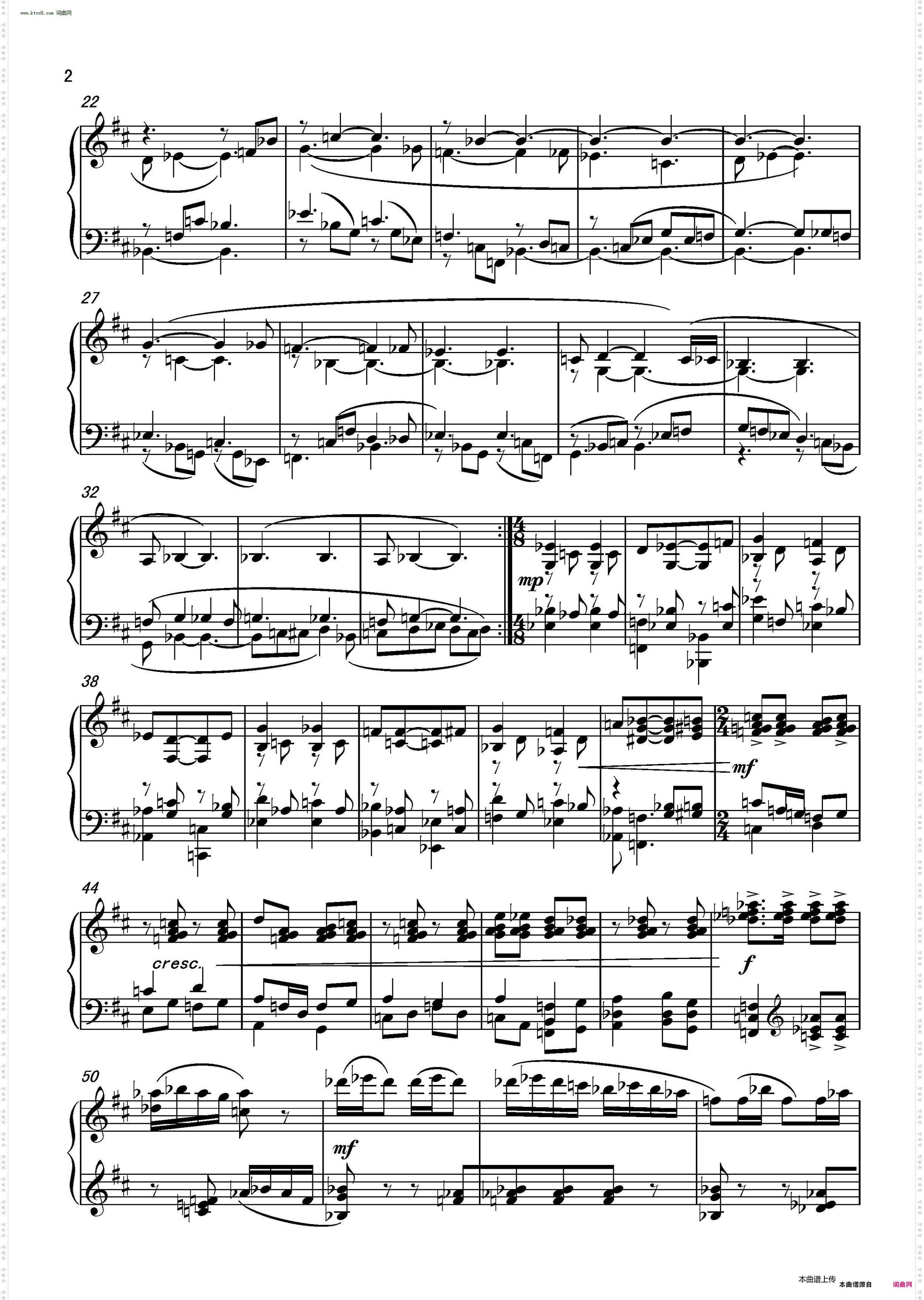 第二钢琴奏鸣曲Piano SonataNo·2