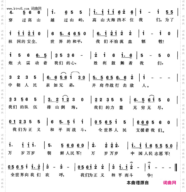 抗美援朝_新闻纪录影片《抗美援朝第一辑》主题歌