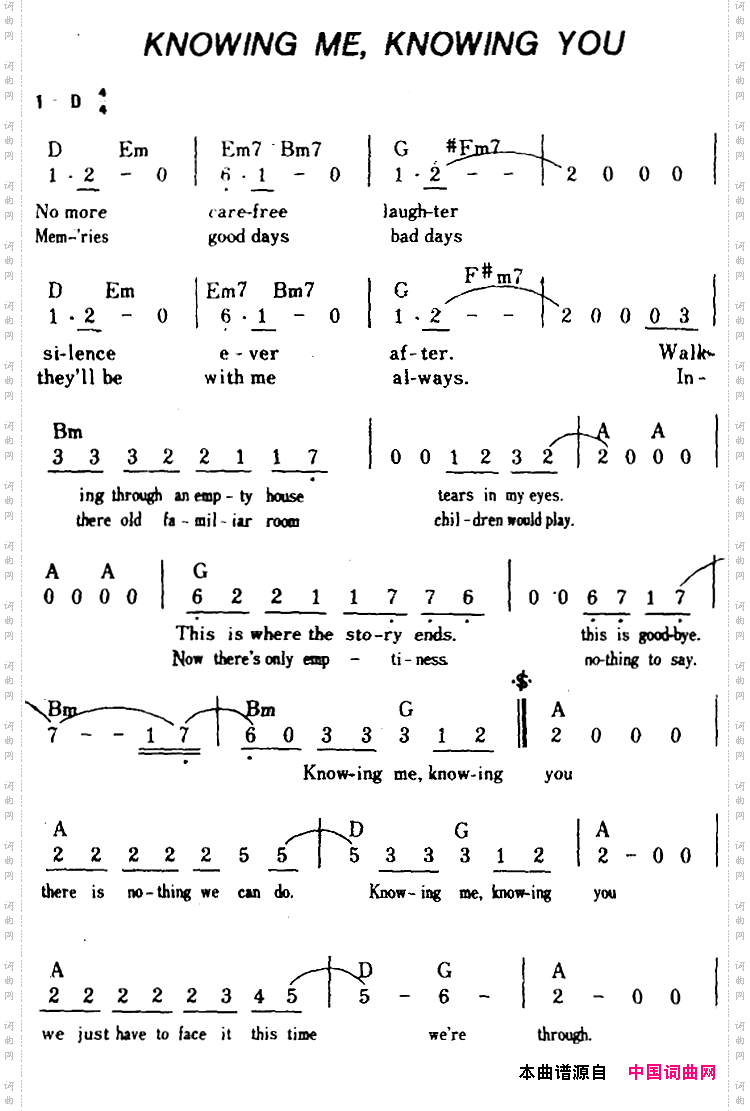 【美】KnowingMe，KnowingYou知我知你