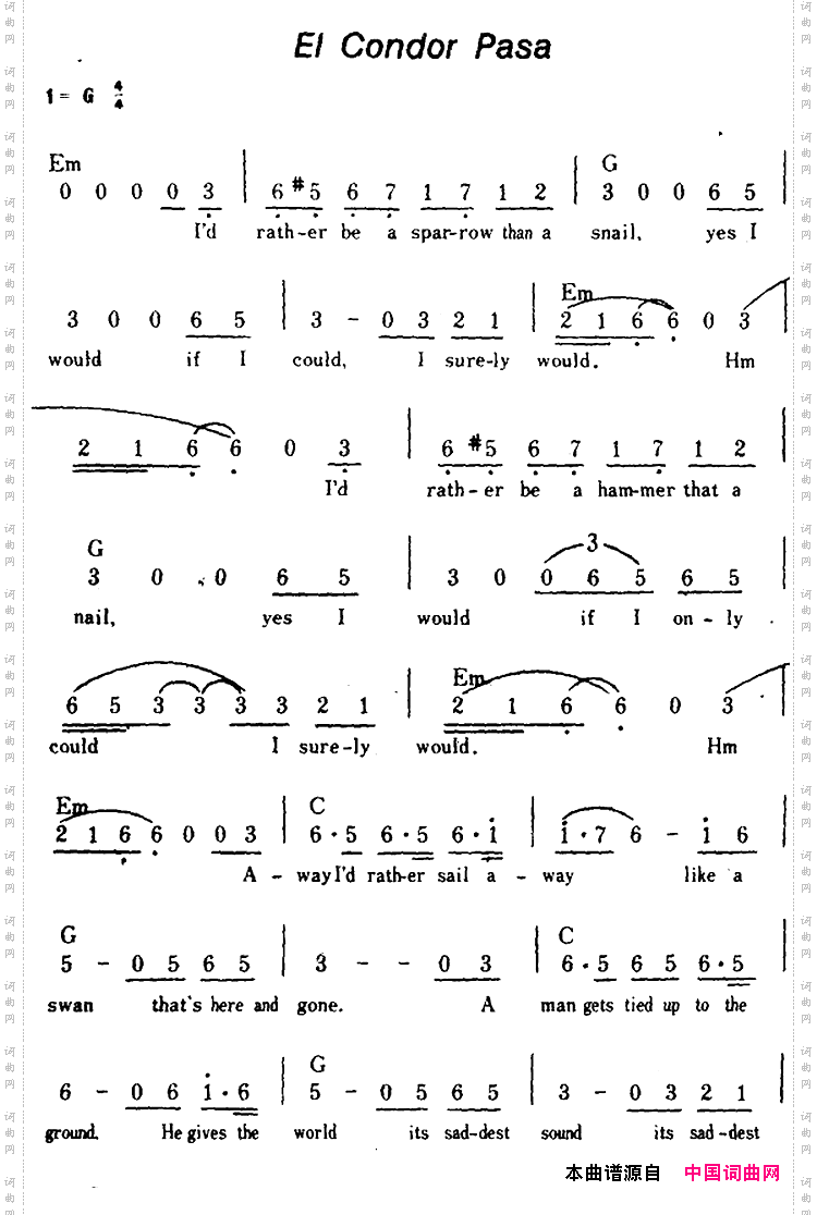 【美】ElCondorPasa秃鹰飞去