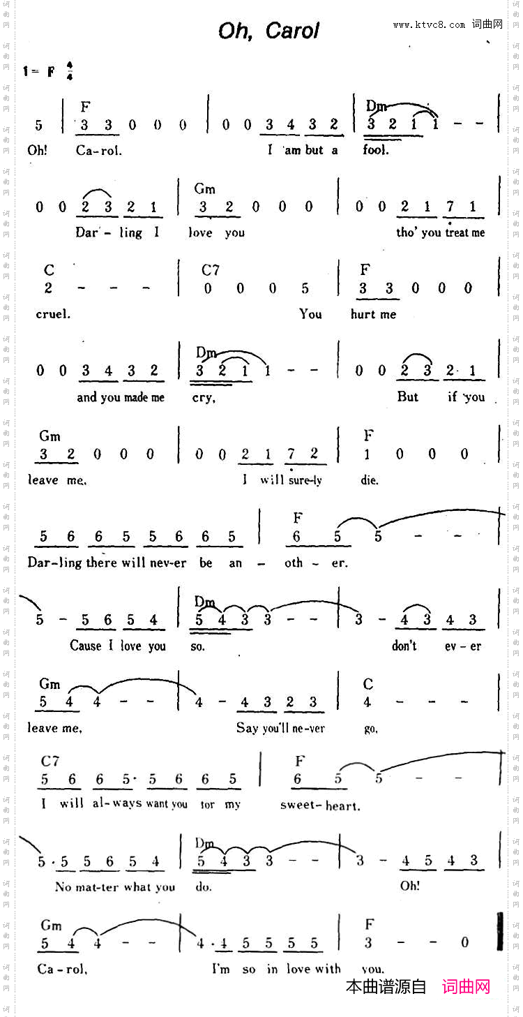 【美】Oh,Carol哦,卡罗