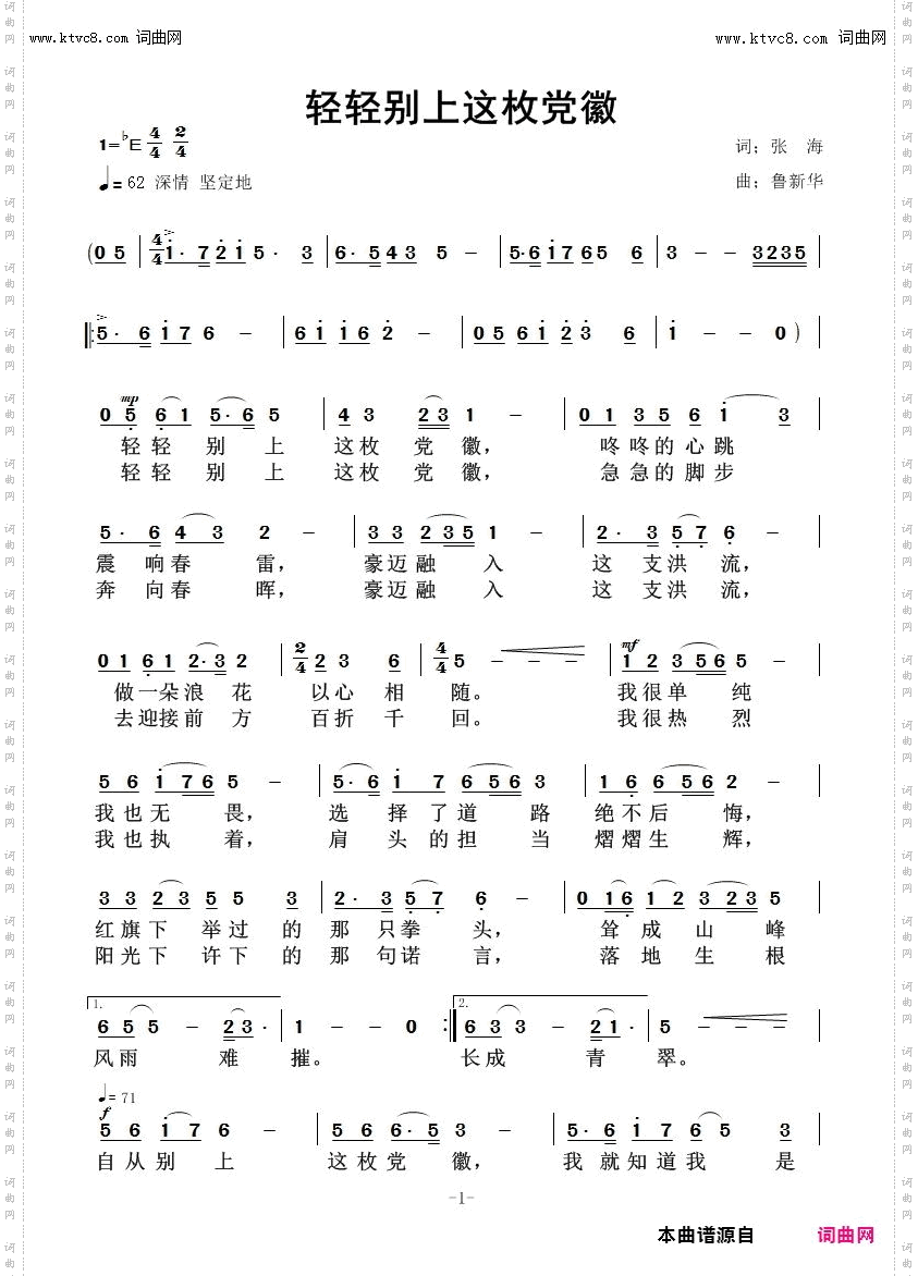 轻轻别上这枚党徽