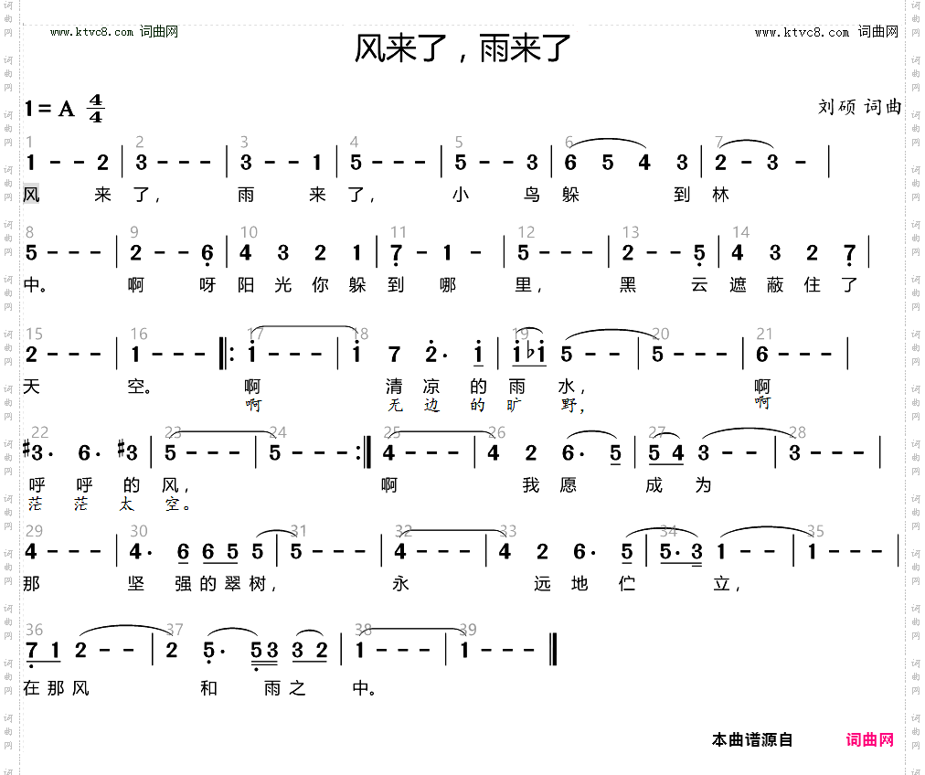 风来了，雨来了