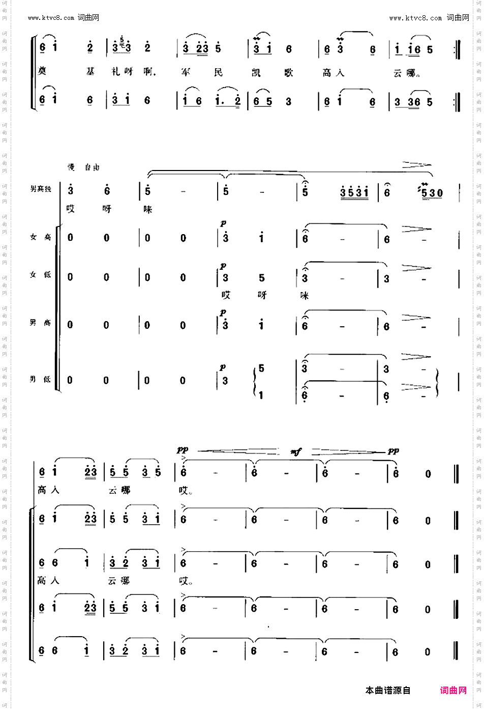 祝捷_长征组歌合唱 八 