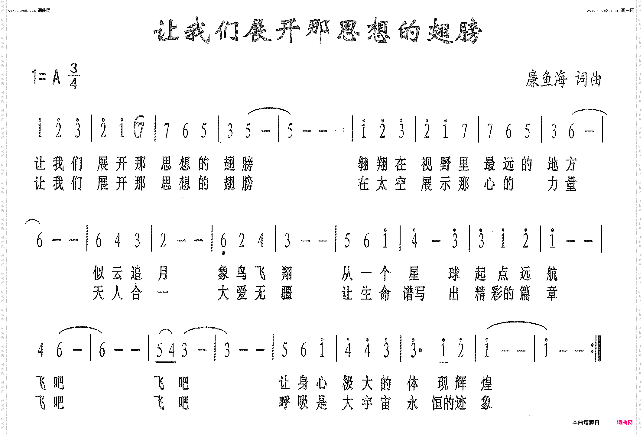 让我们展开那思想的翅膀