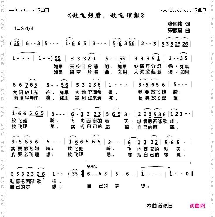 放飞翅膀，放飞理想