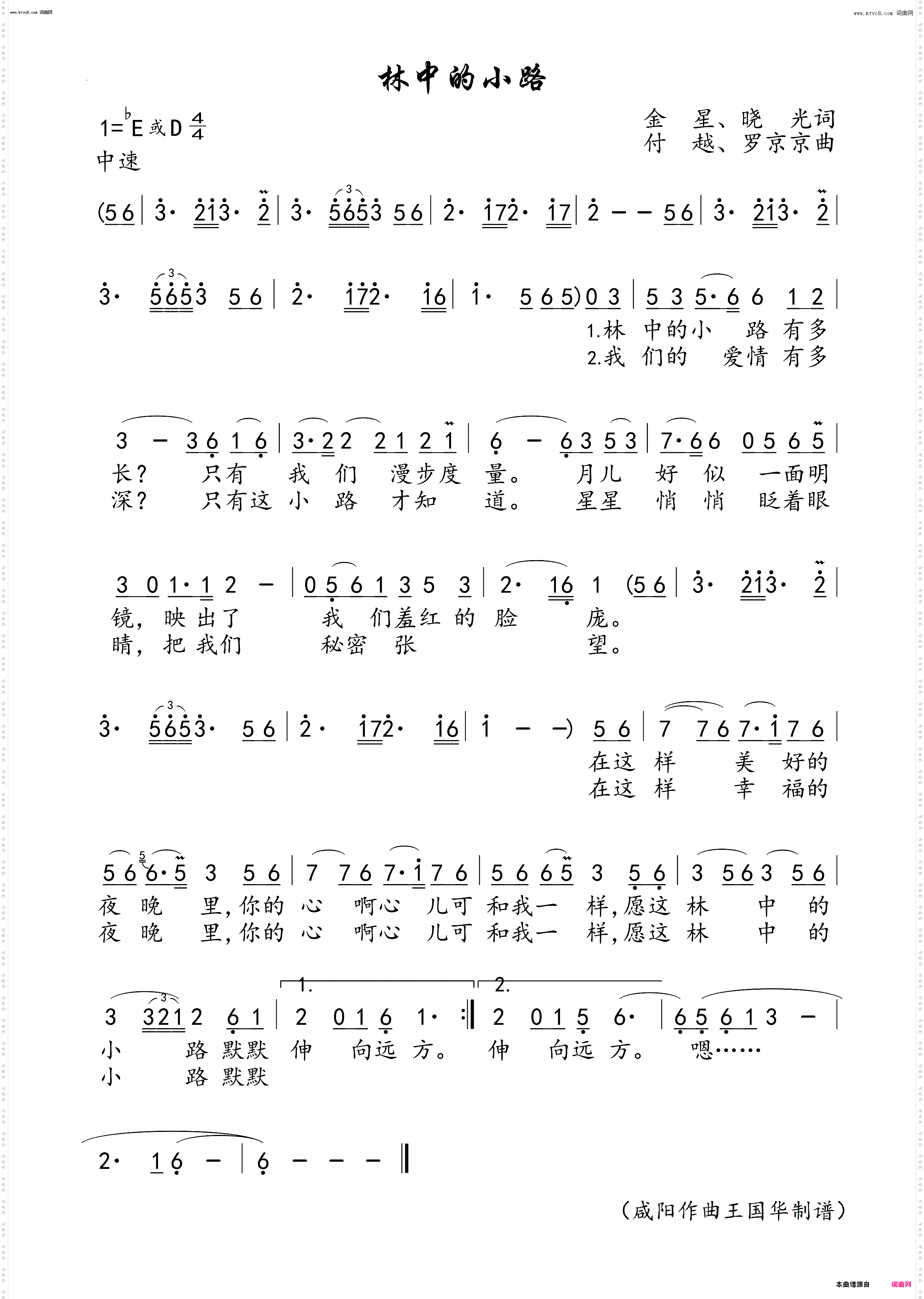 林中的小路