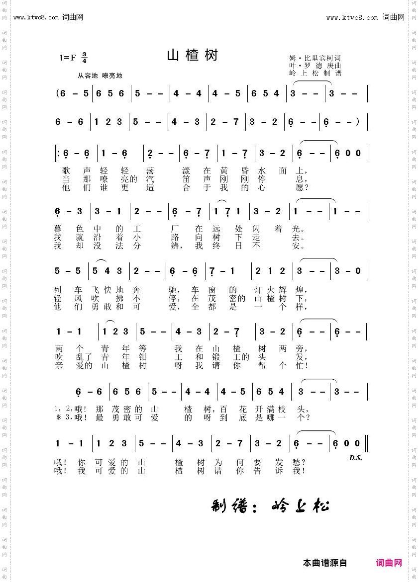 山楂树