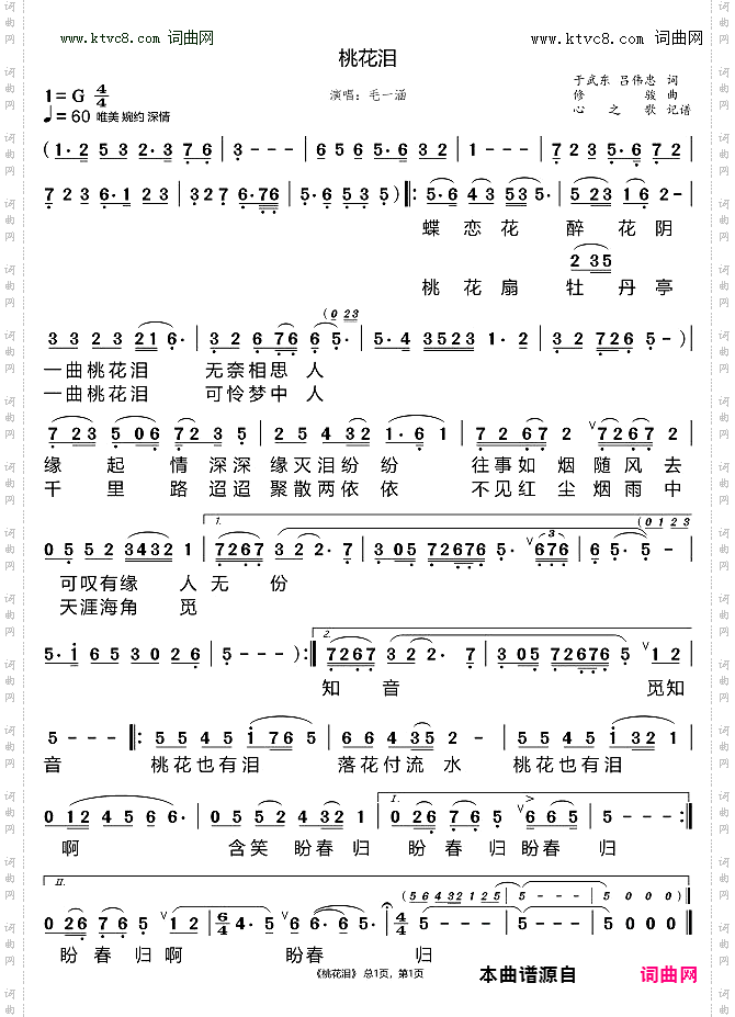 桃花泪