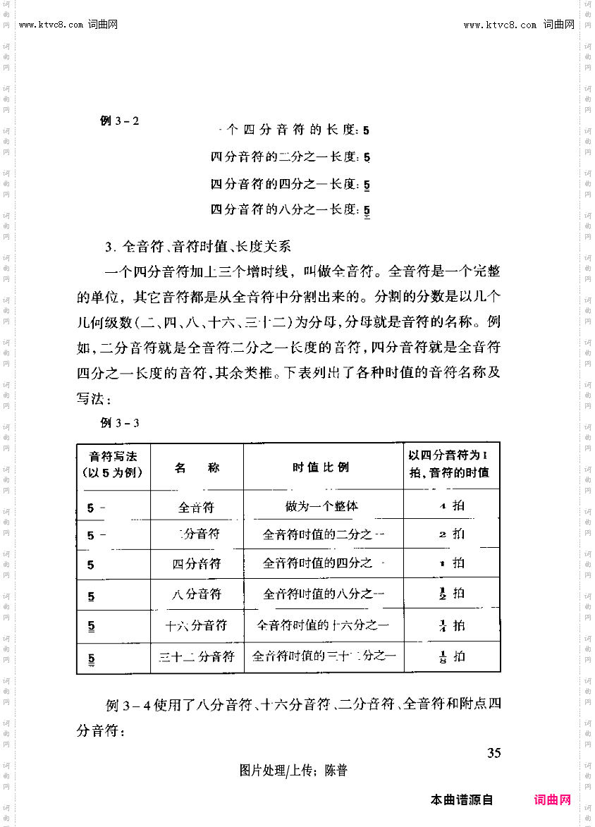 其他曲谱_第三章音符和休止符的时值第35页