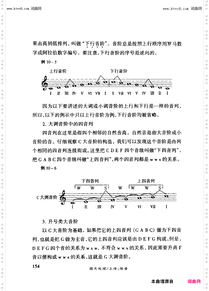 其他曲谱_第十章调，调式与音阶第二节自然大调154页
