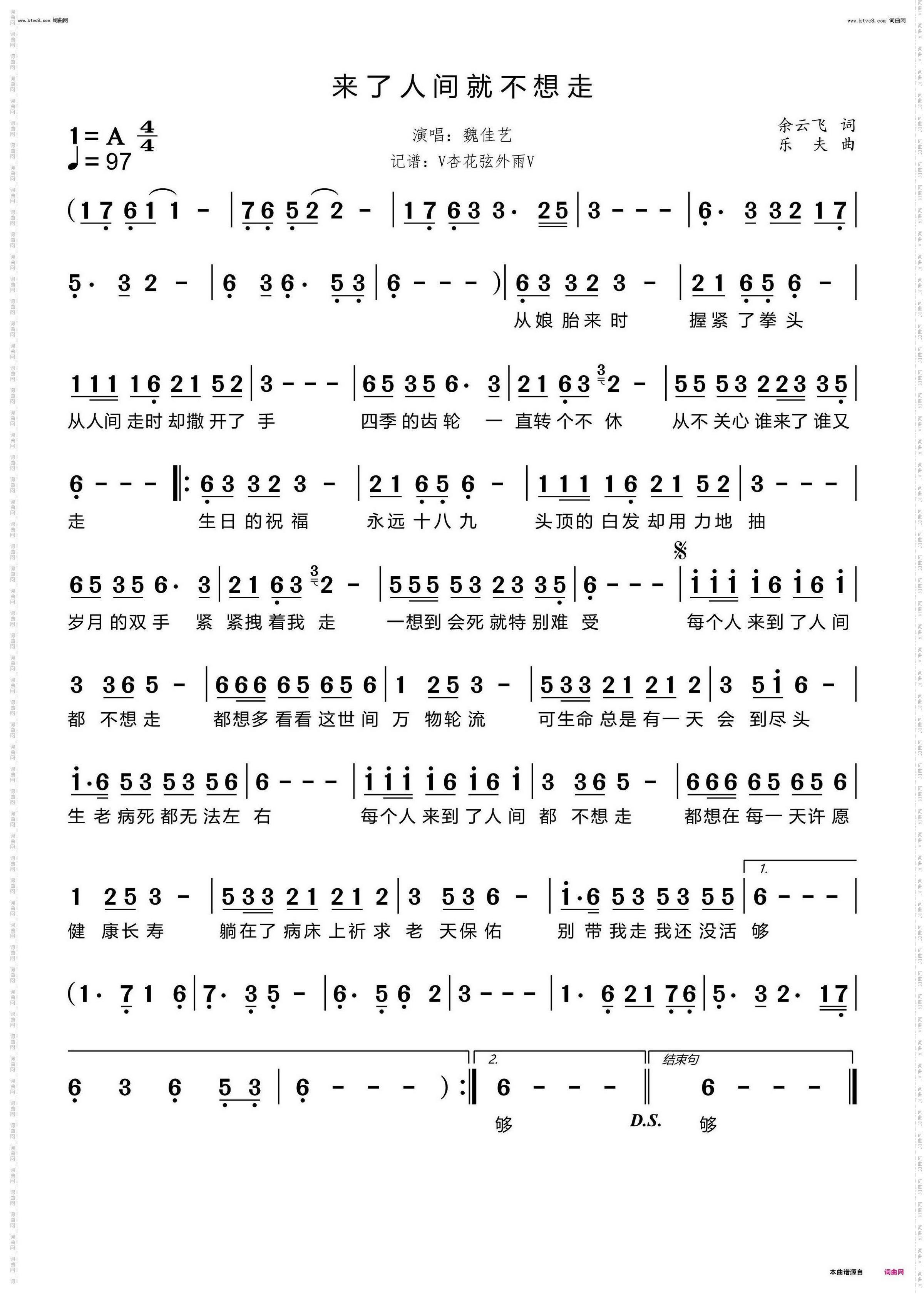 来了人间就不想走
