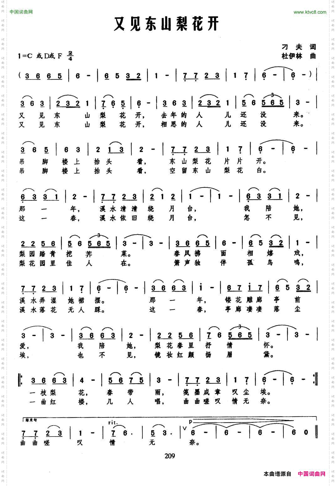 又见东山梨花开