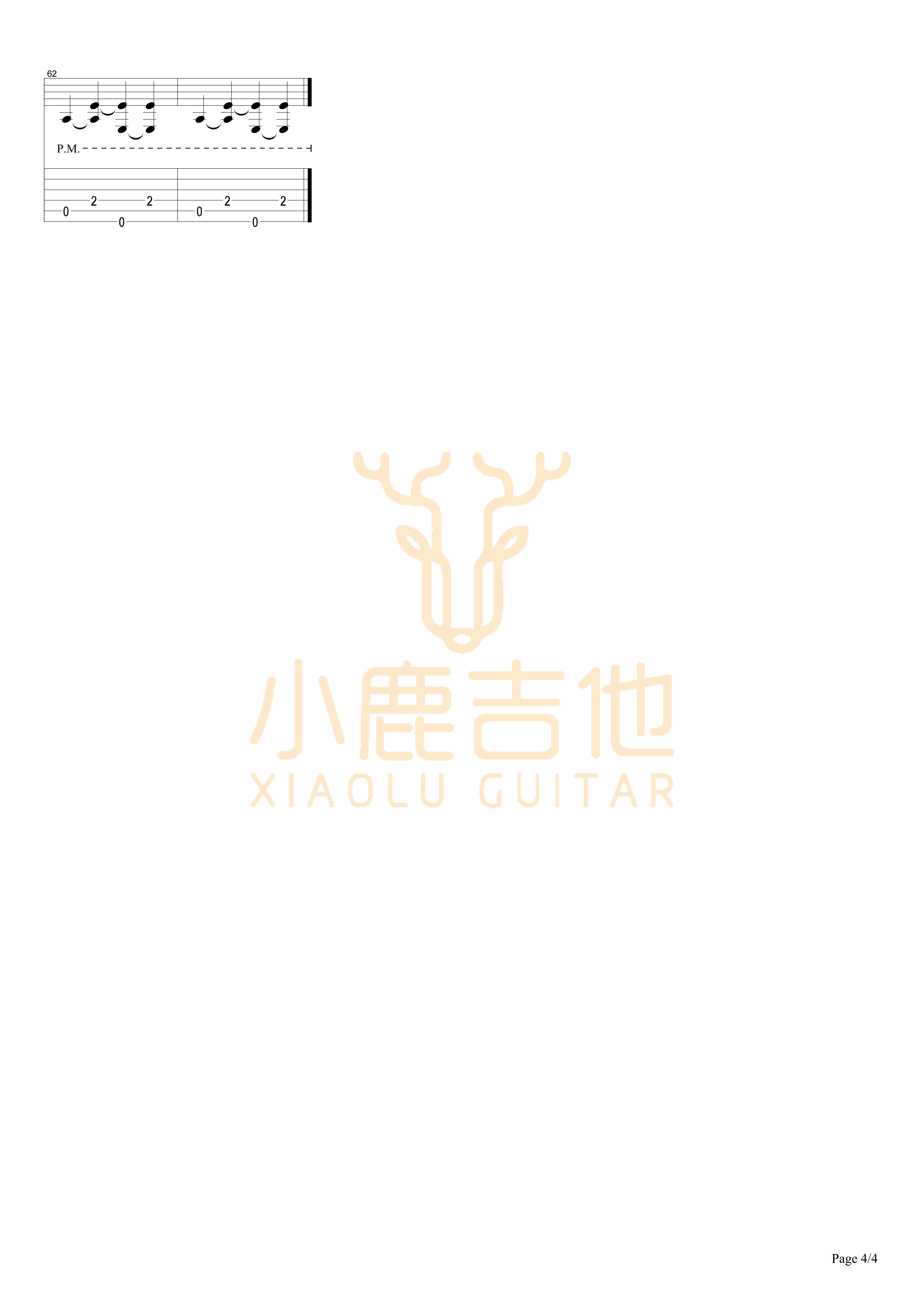 House Of The Rising Sun-fragment吉他六线谱 TommyEmmanuel HouseOfTheRisingSun- 小鹿吉他