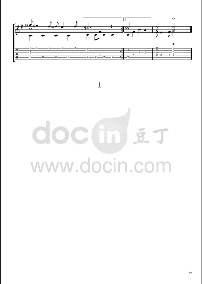No Milk Today吉他六线谱 Herman&039sHe NoMilkToday独奏谱原调六线谱 豆丁网 调 HermanisHermits NoMilkToday