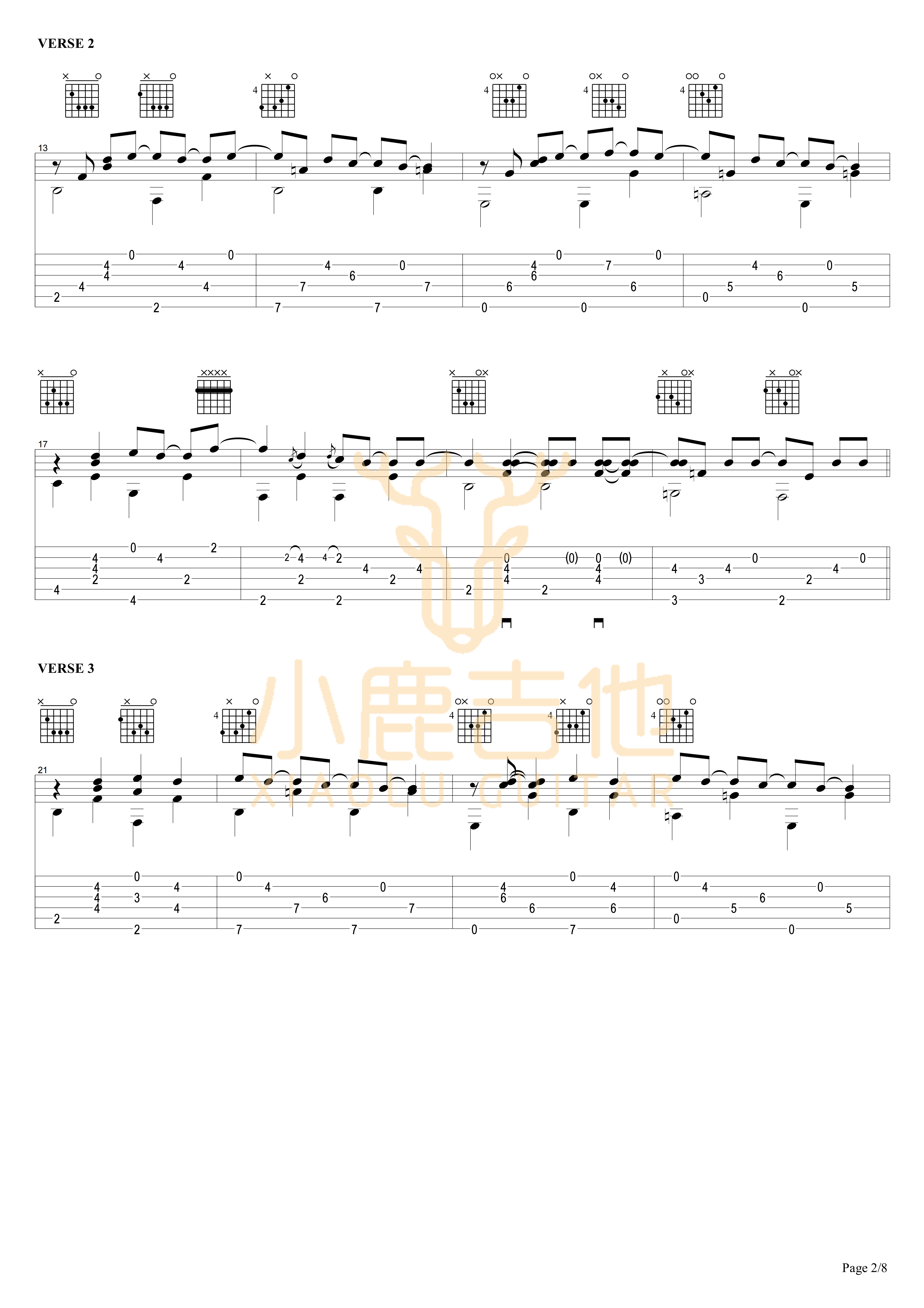 To B or Not to B吉他六线谱 TommyEmmanuel ToBorNottoB-TommyEmm 小鹿吉他 ToBorNottoB 