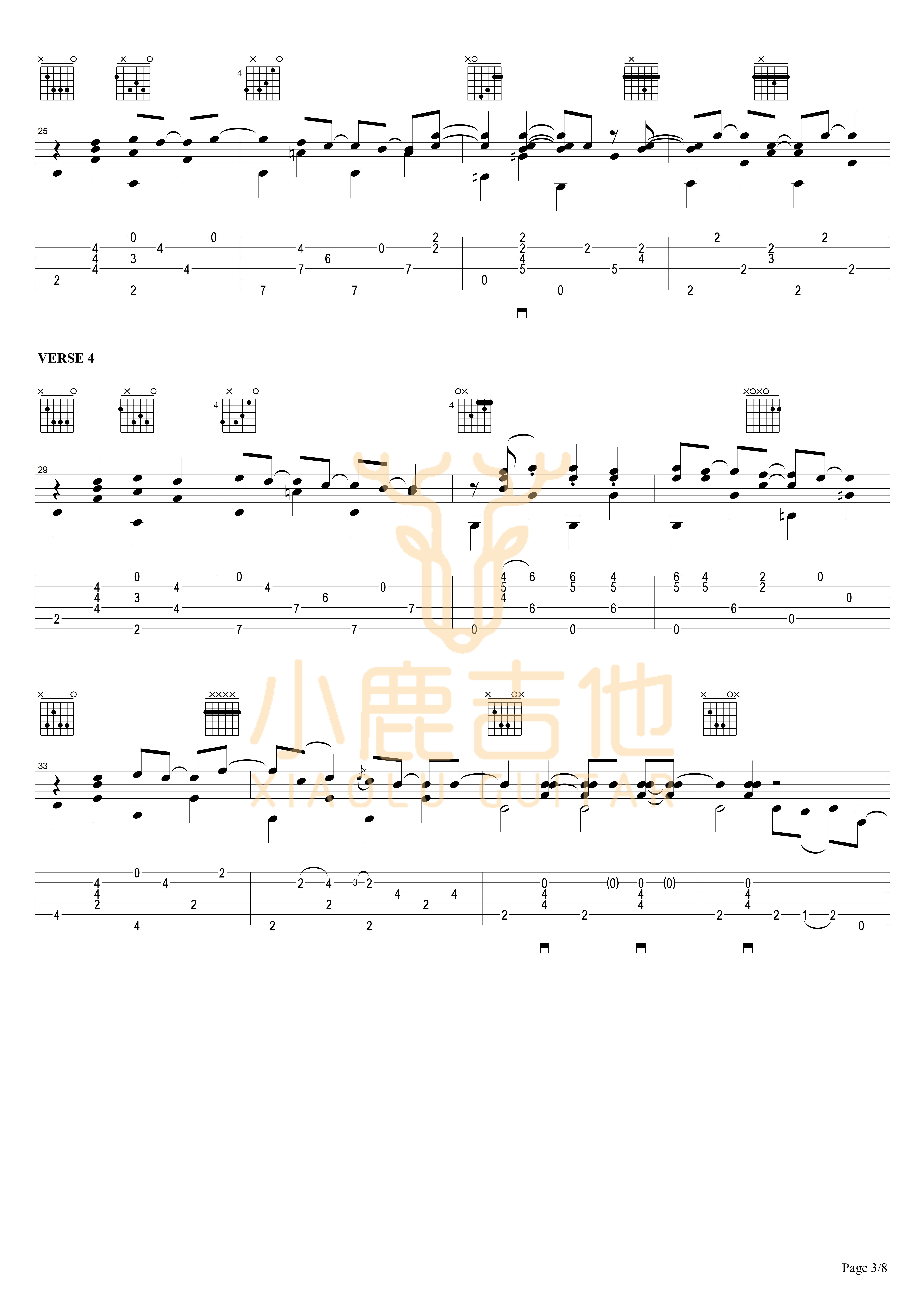 To B or Not to B吉他六线谱 TommyEmmanuel ToBorNottoB-TommyEmm 小鹿吉他 ToBorNottoB 