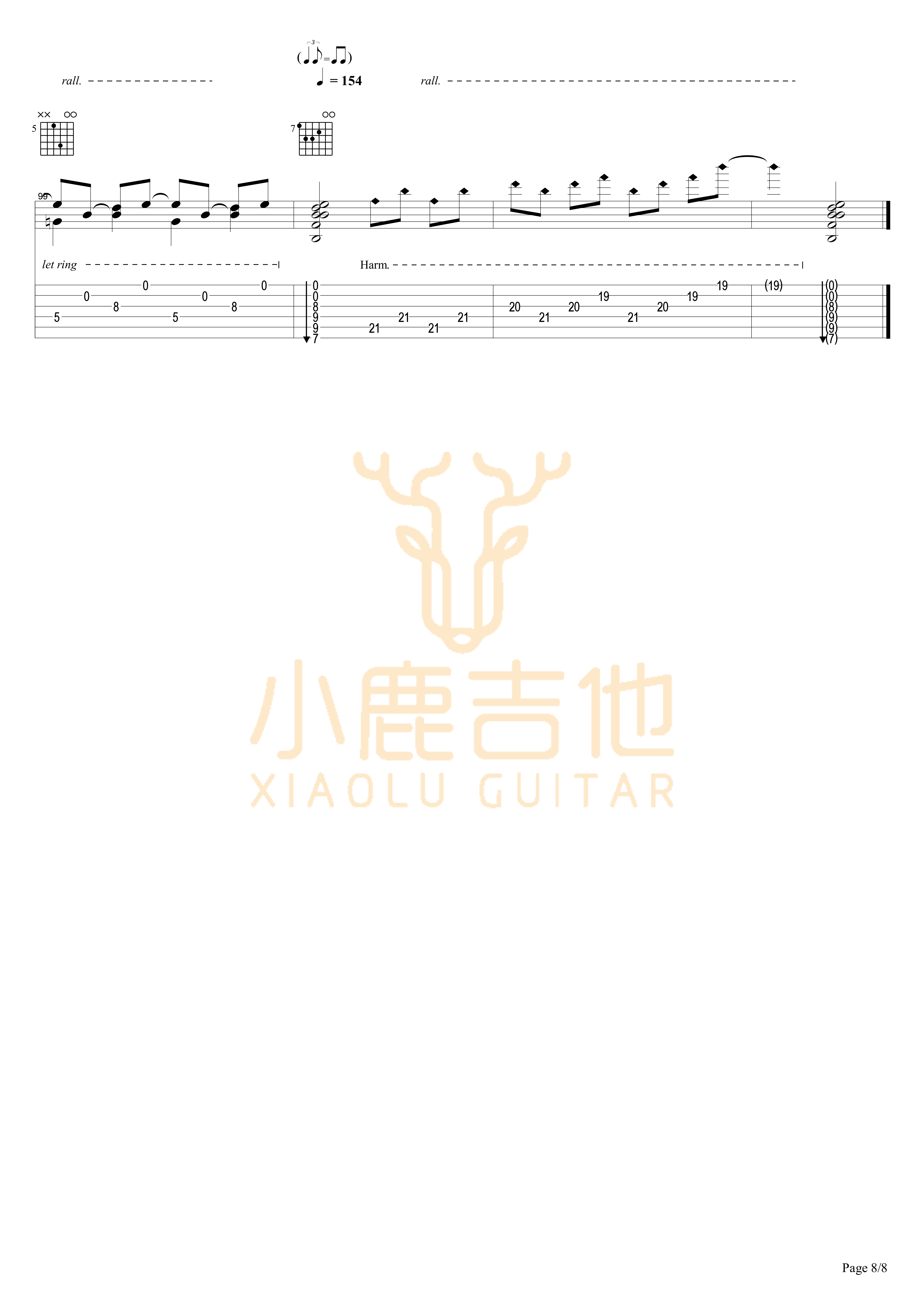 To B or Not to B吉他六线谱 TommyEmmanuel ToBorNottoB-TommyEmm 小鹿吉他 ToBorNottoB 