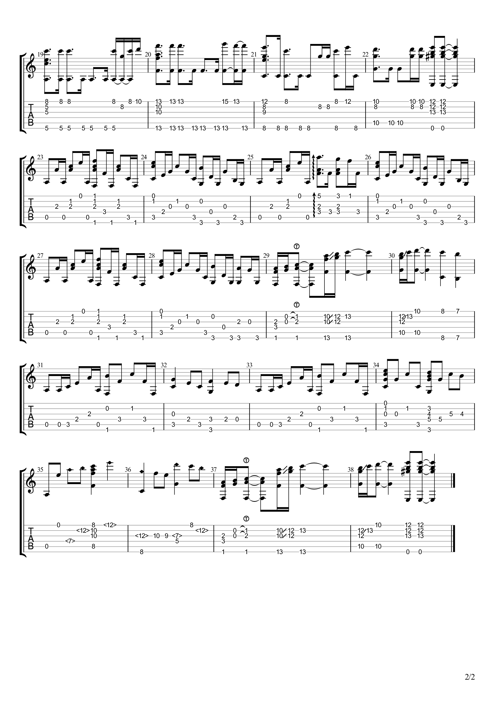 钢铁洪流进行曲吉他六线谱 联合军乐团 钢铁洪流进行曲独奏谱原调六线谱 超清版 网络转载 调