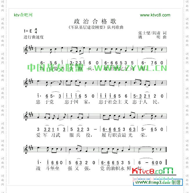 政治合格歌