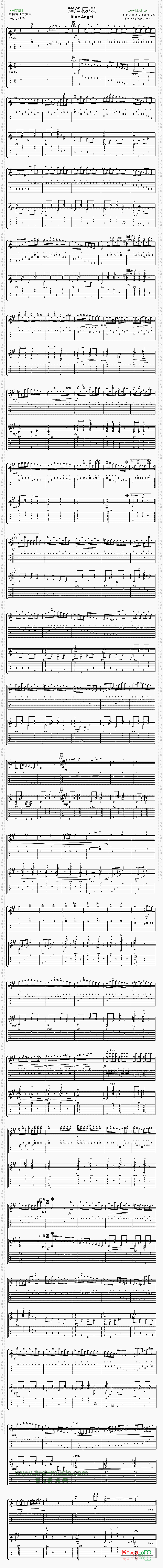 BlueAngel蓝色天使_独奏曲
