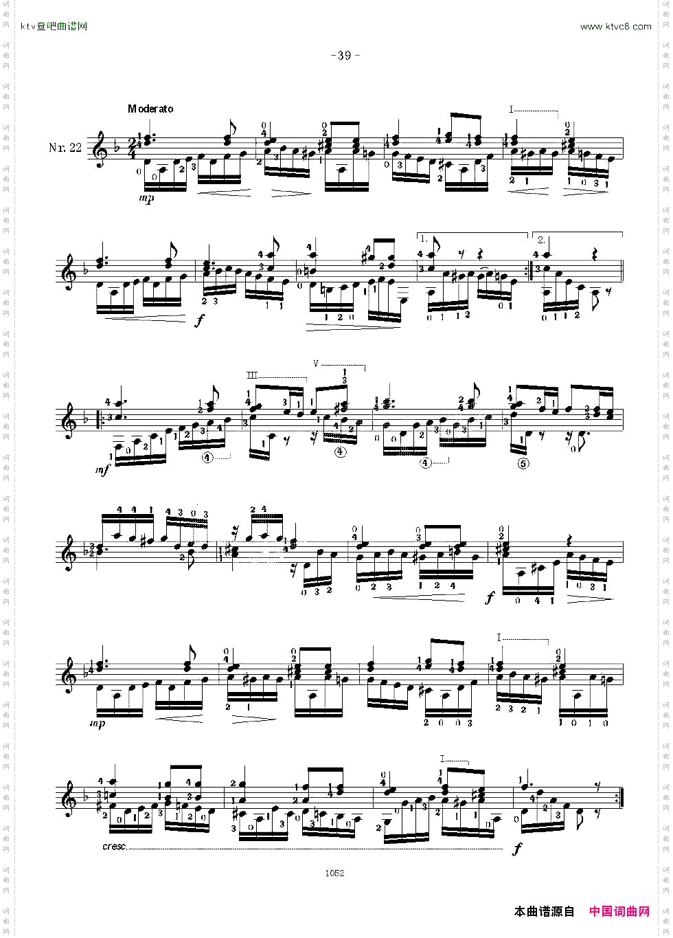 索尔·克斯特26首练习曲之21——26