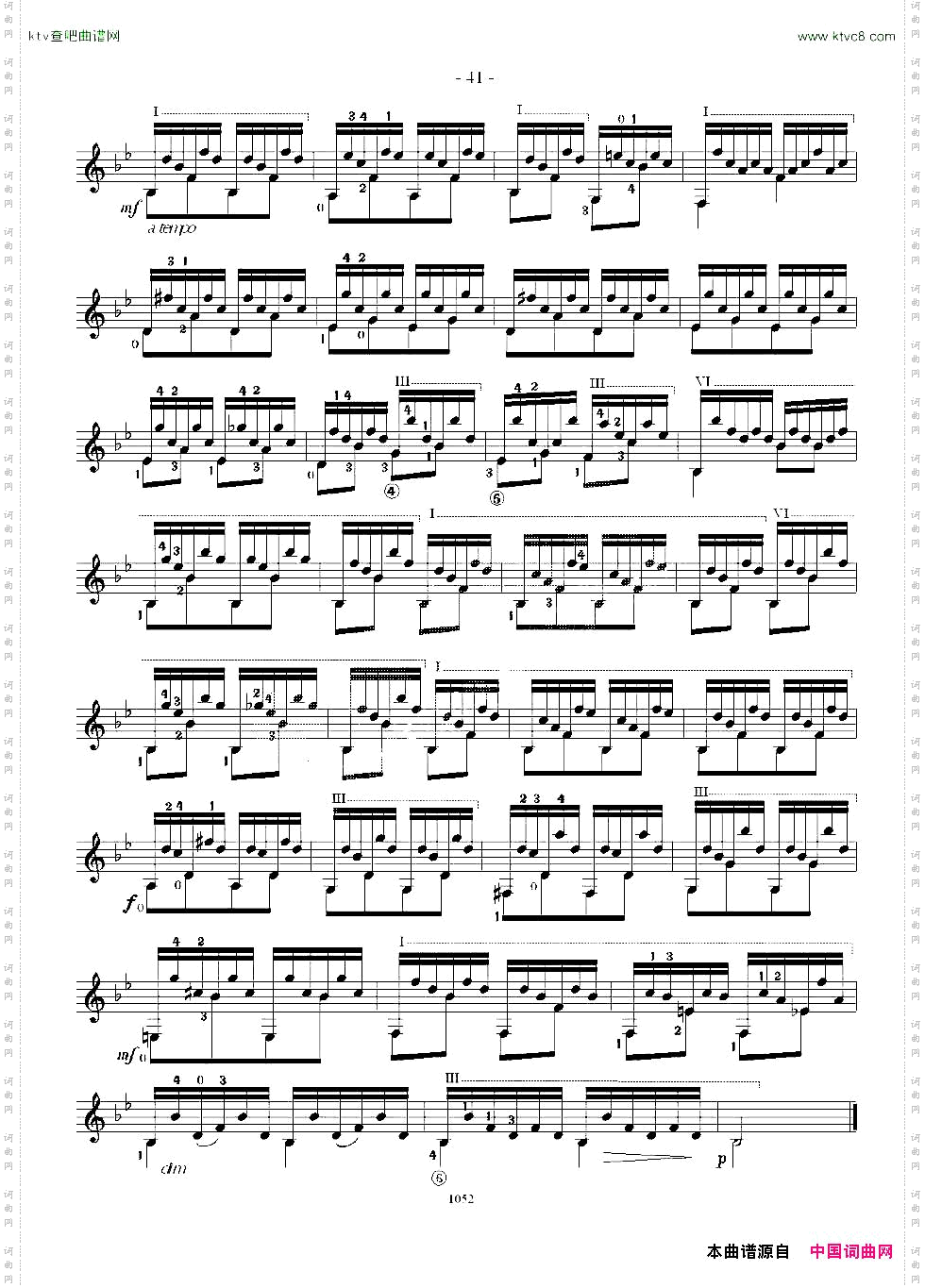 索尔·克斯特26首练习曲之21——26