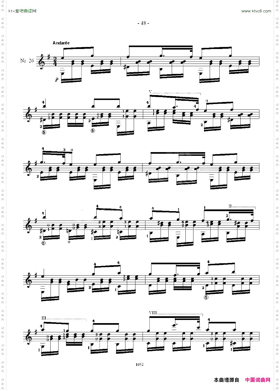 索尔·克斯特26首练习曲之21——26