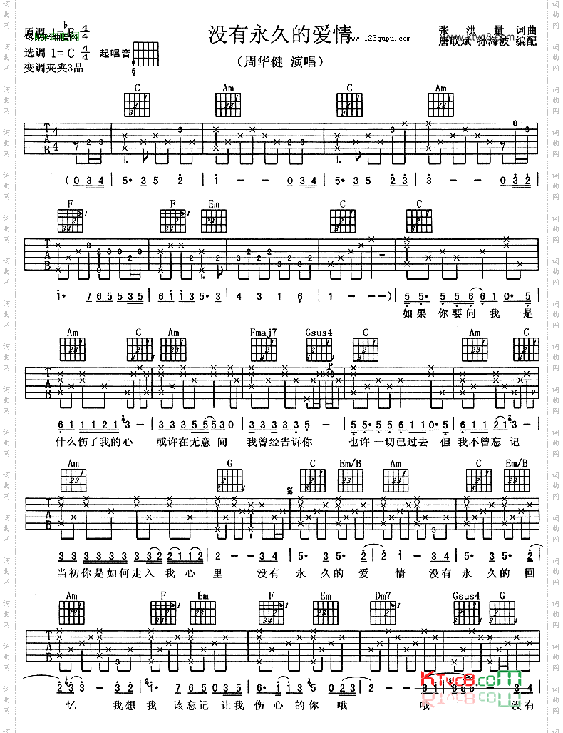 没有永久的爱情-周华健