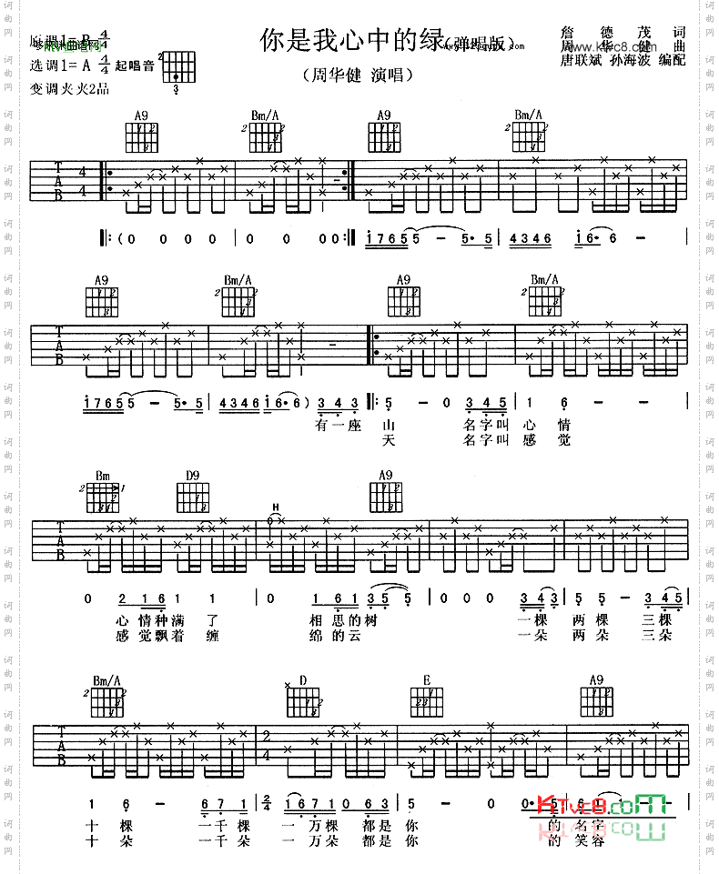 你是我心中的绿-周华健