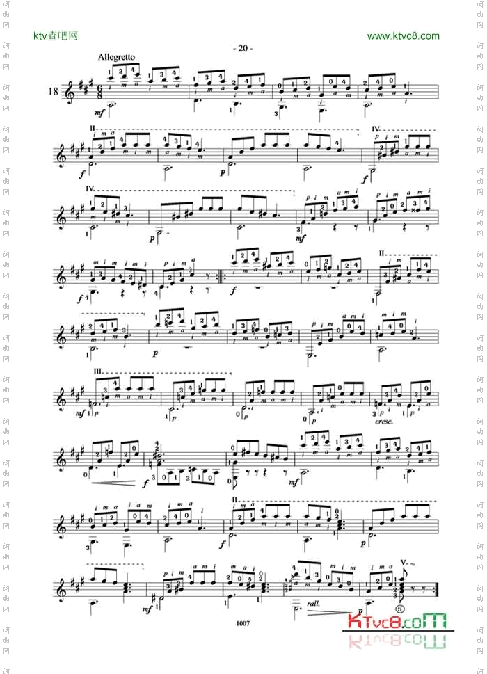 卡尔卡西25首练习曲19