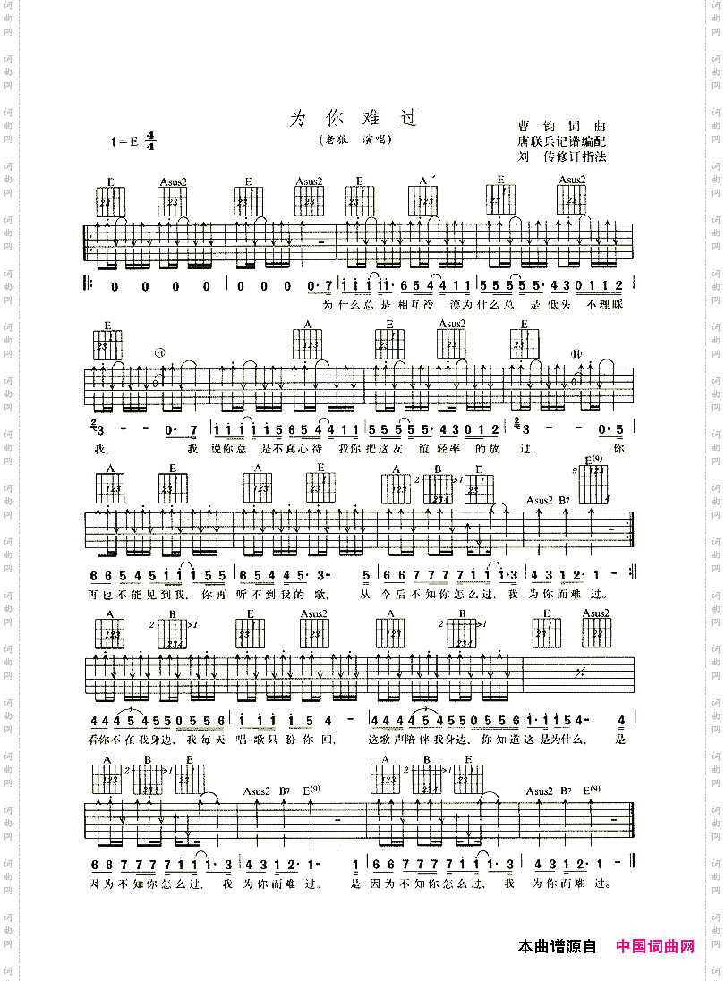 为你难过