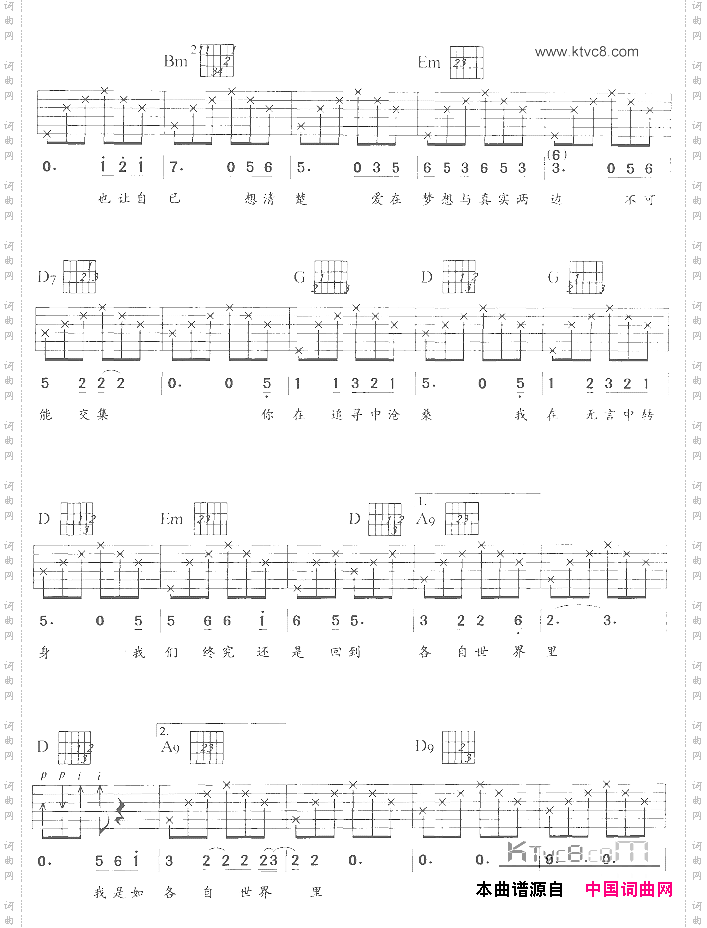 我是如此爱你吉他弹唱