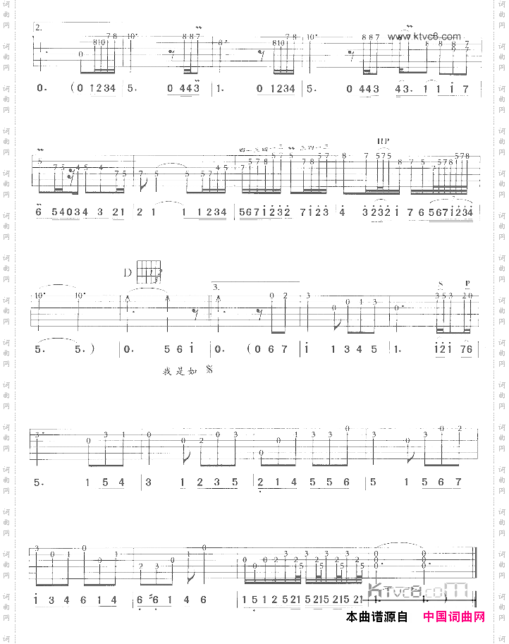 我是如此爱你吉他弹唱