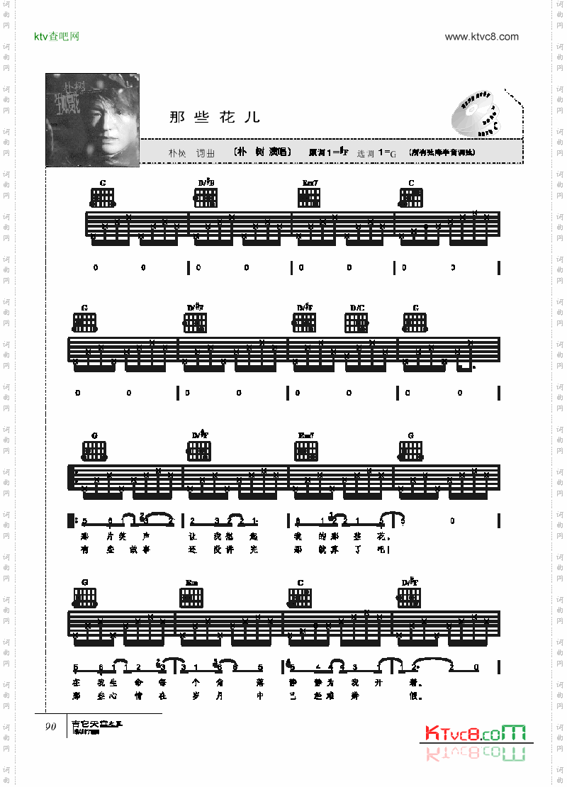 那些花儿-弹唱吉他类流行