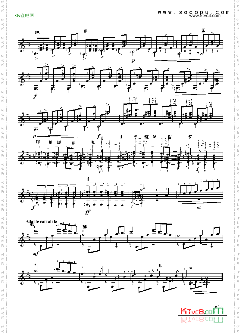 巴顿爵士风情—独奏吉他类古典