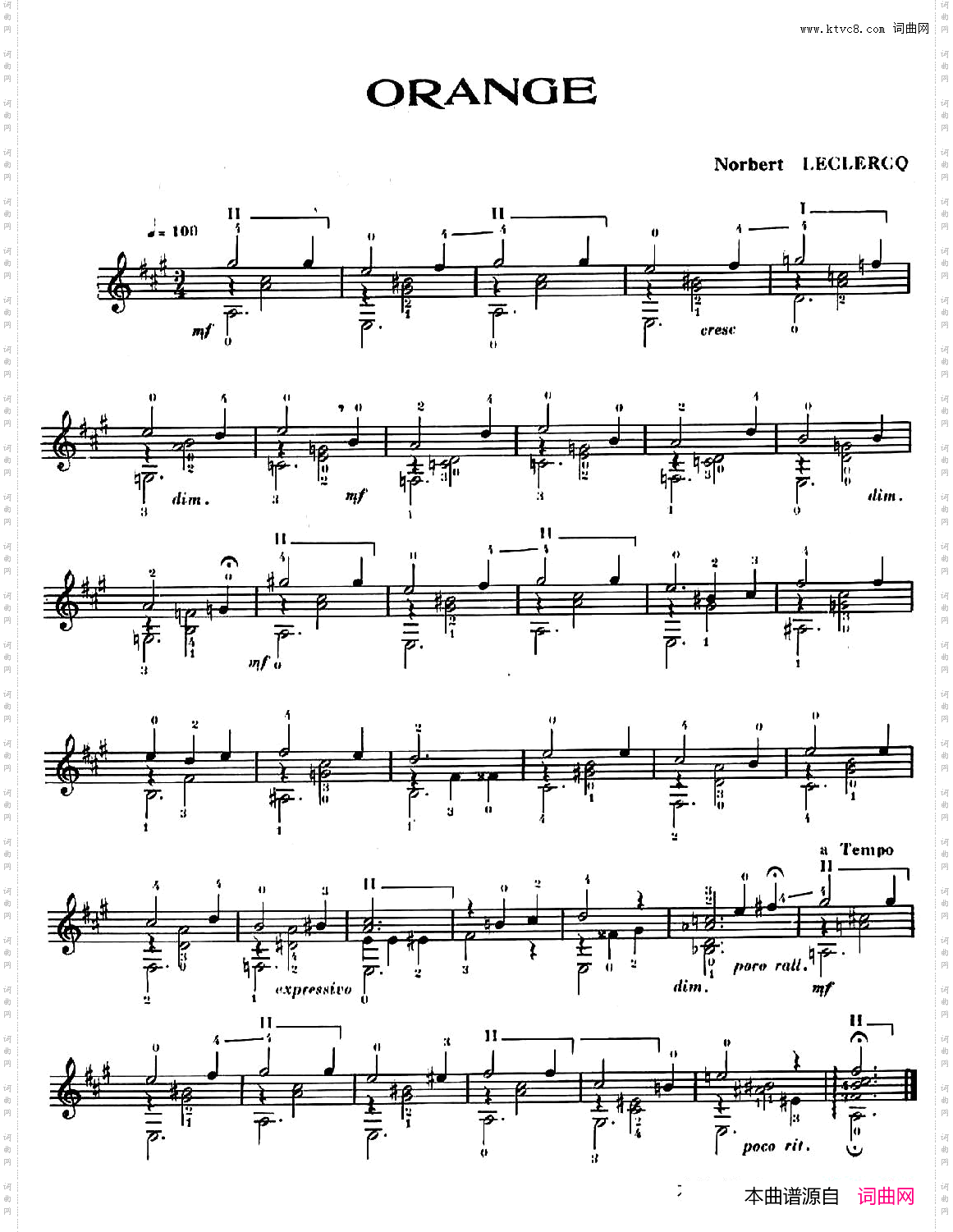 Six Couleurs-4_古典吉他