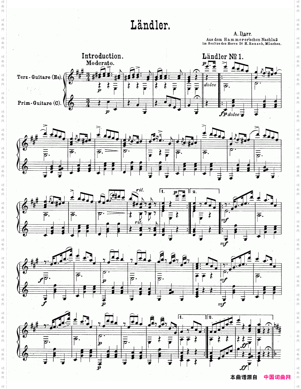 landler_古典吉他