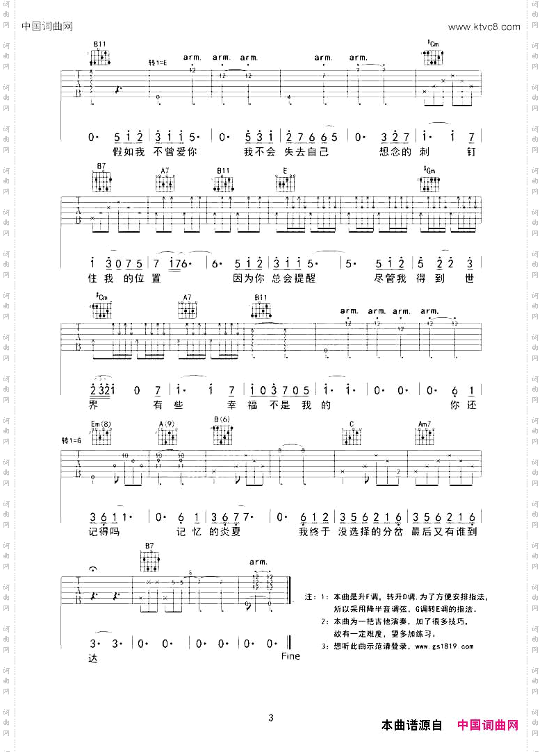 爱鬼手乐器吉他版