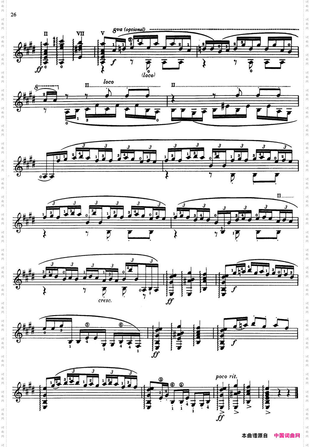 JoaquinRodrigoMusicforGuitar罗德里戈吉他音乐P22-35古典吉他_Joaquin Rodrigo Music for Guitar罗德里戈吉他音乐P22-35古典吉他