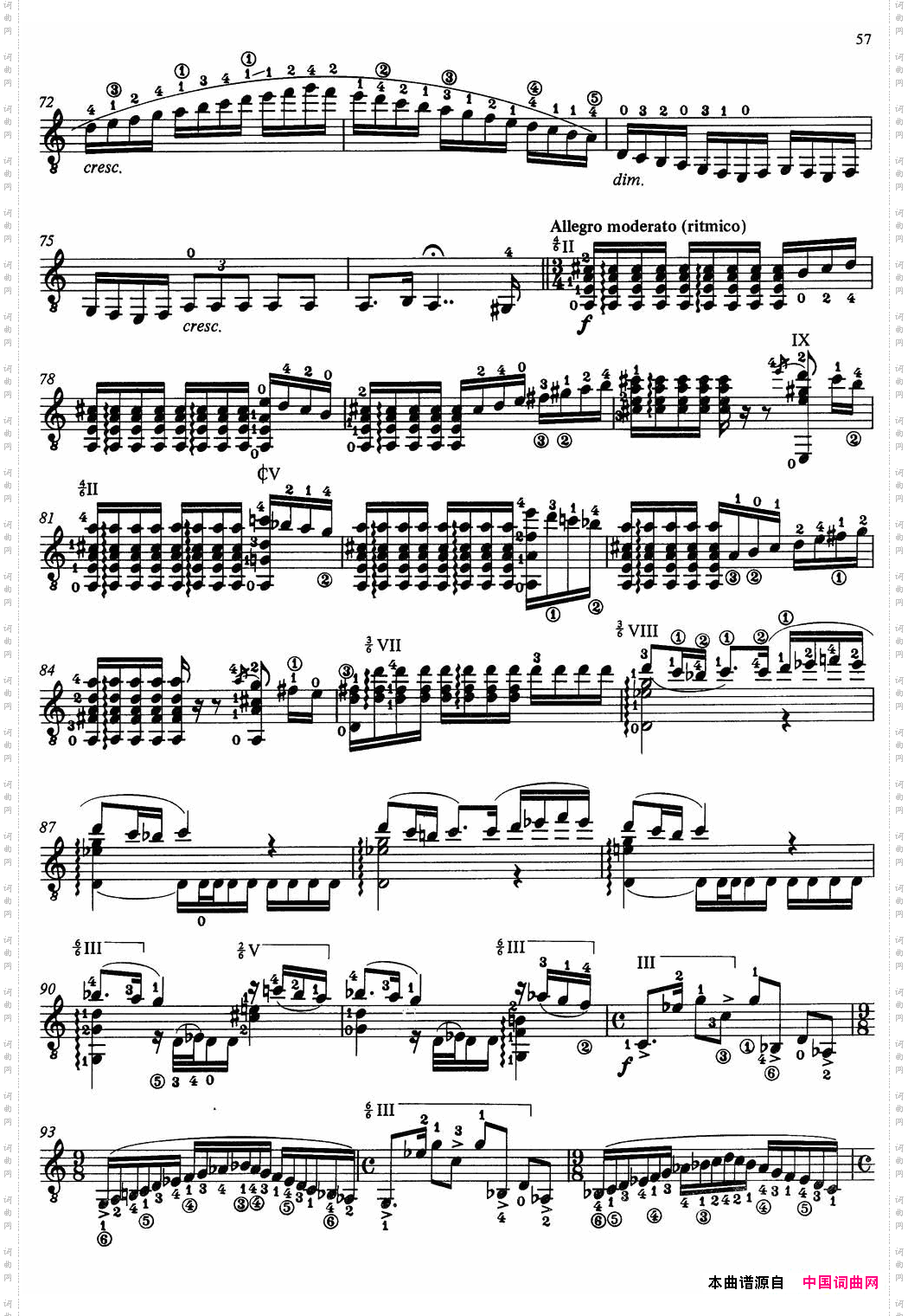 JoaquinRodrigoMusicforGuitar罗德里戈吉他音乐P54-60古典吉他_Joaquin Rodrigo Music for Guitar罗德里戈吉他音乐P54-60古典吉他