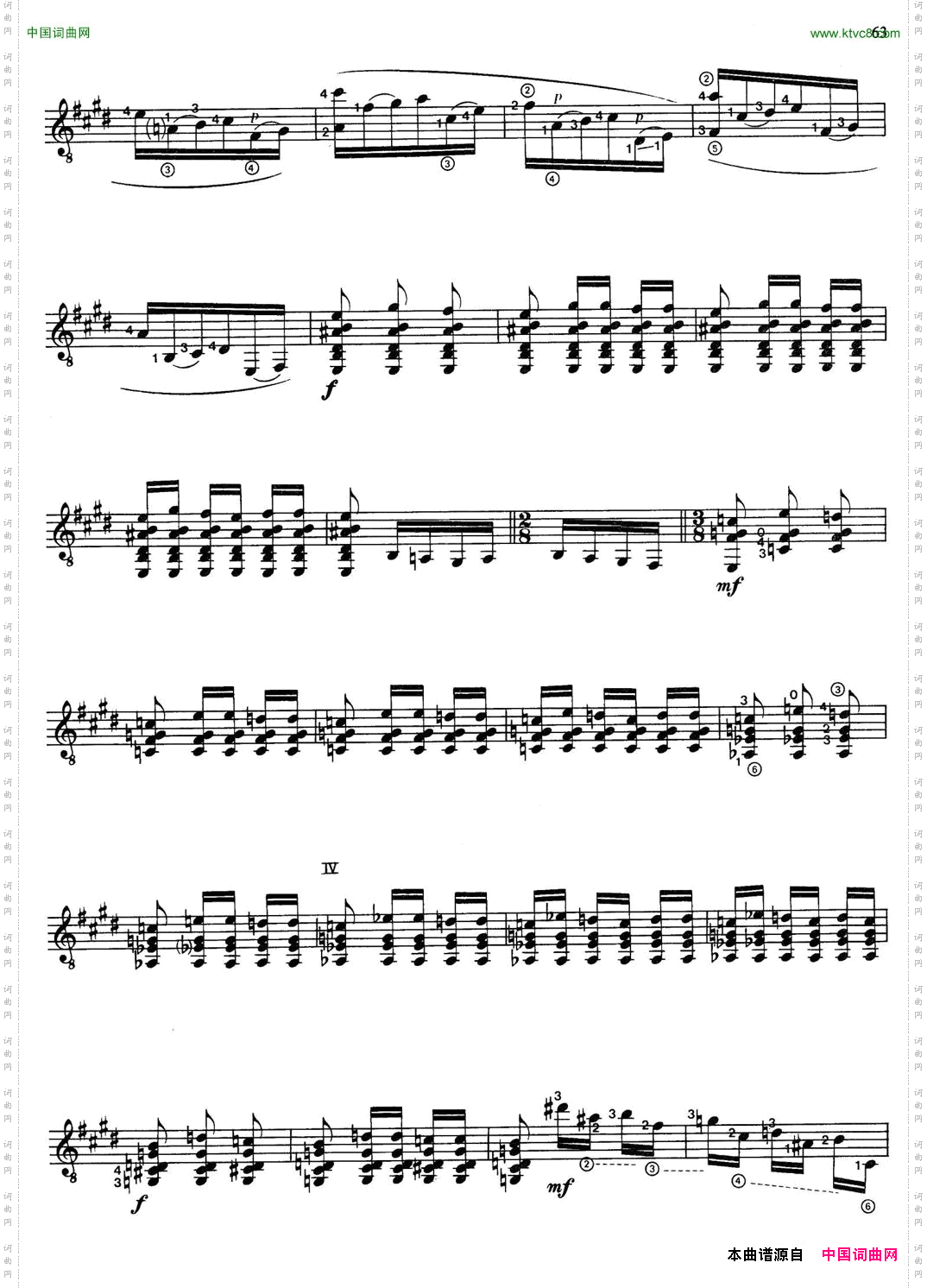 JoaquinRodrigoMusicforGuitar罗德里戈吉他音乐P61-68古典吉他_Joaquin Rodrigo Music for Guitar罗德里戈吉他音乐P61-68古典吉他