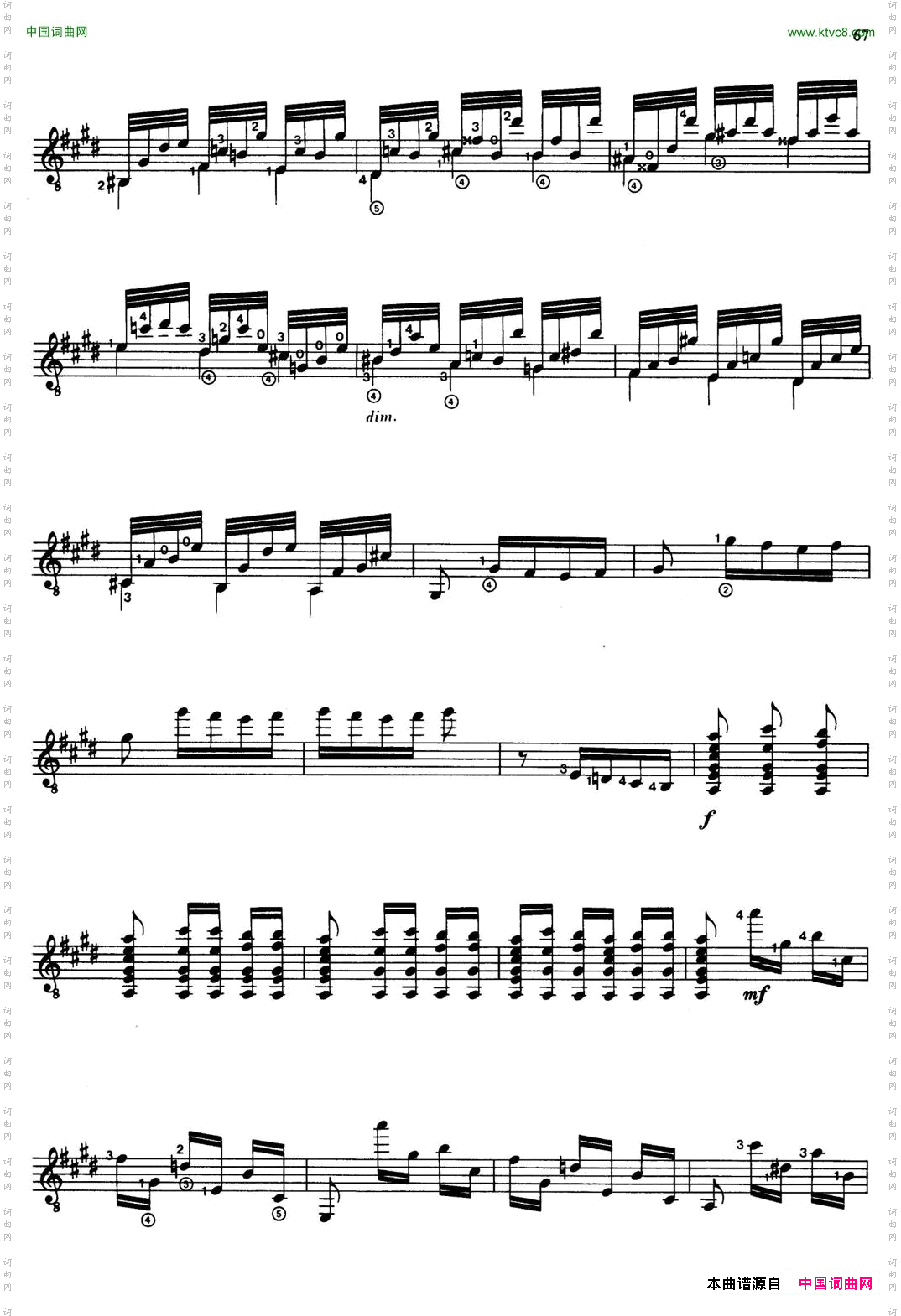 JoaquinRodrigoMusicforGuitar罗德里戈吉他音乐P61-68古典吉他_Joaquin Rodrigo Music for Guitar罗德里戈吉他音乐P61-68古典吉他