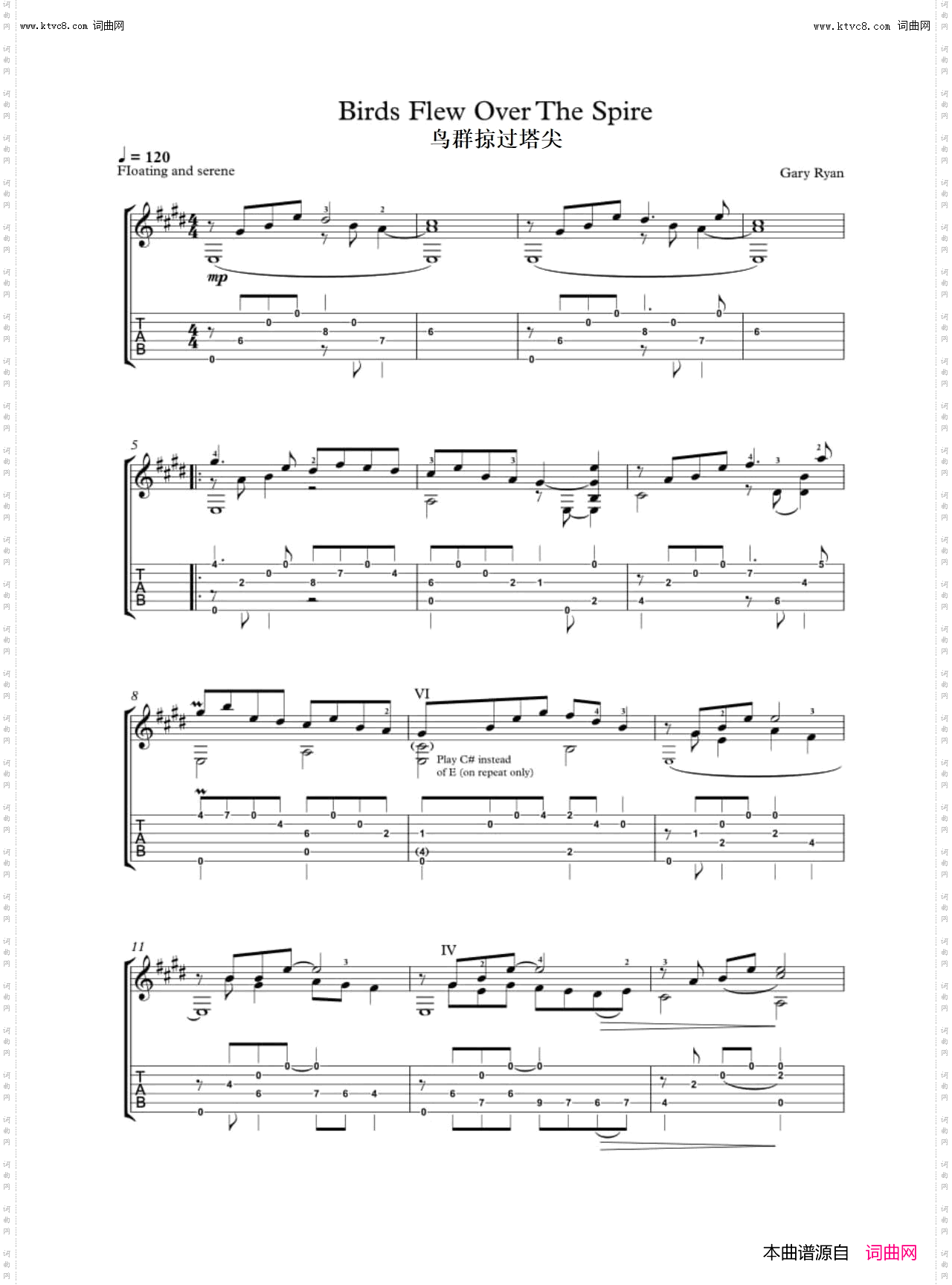 鸟群掠过塔尖_Birds Flew Over The Spire