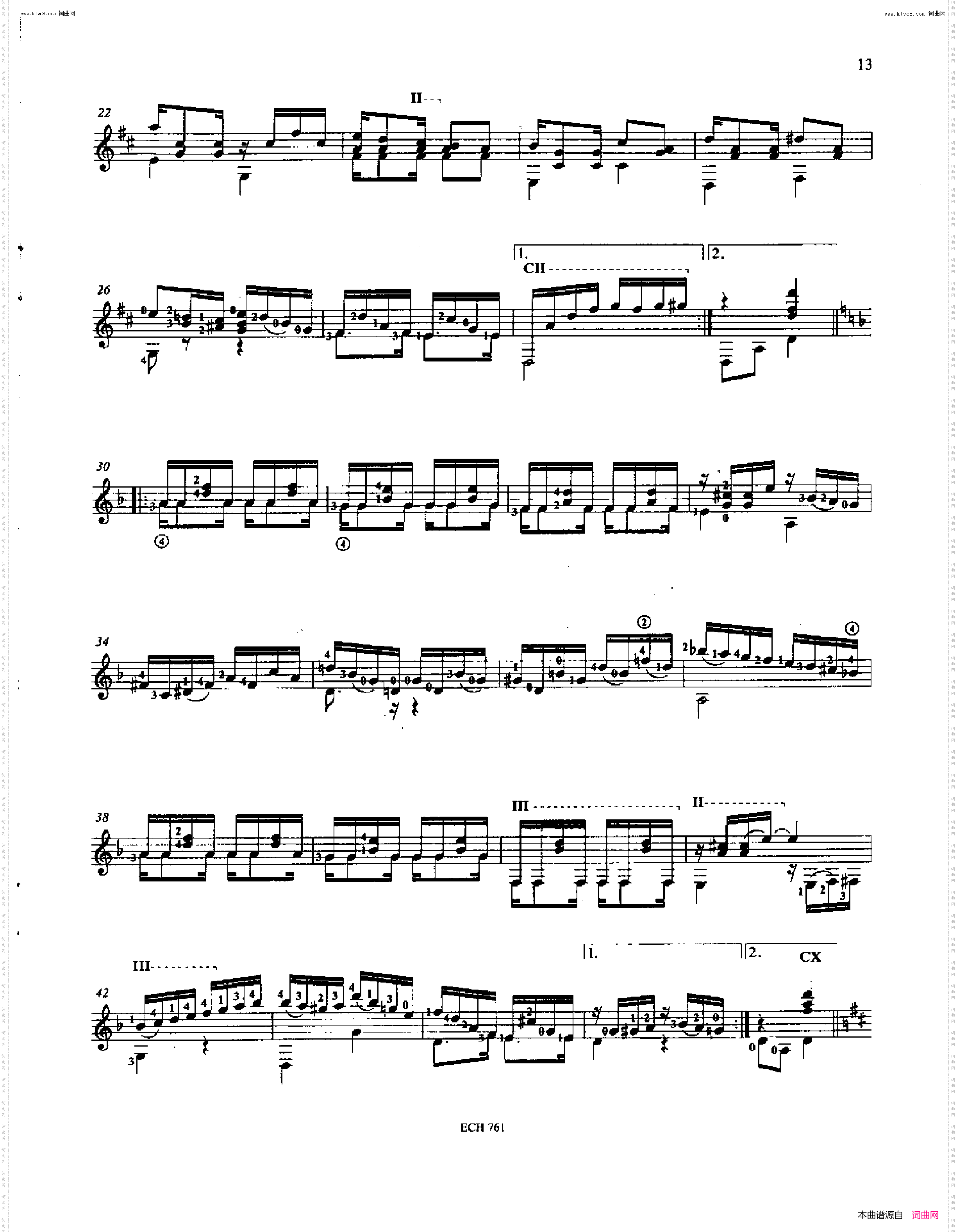 Classical guitar－J·T·Pernambuco-11 Famous Choros 古典吉他