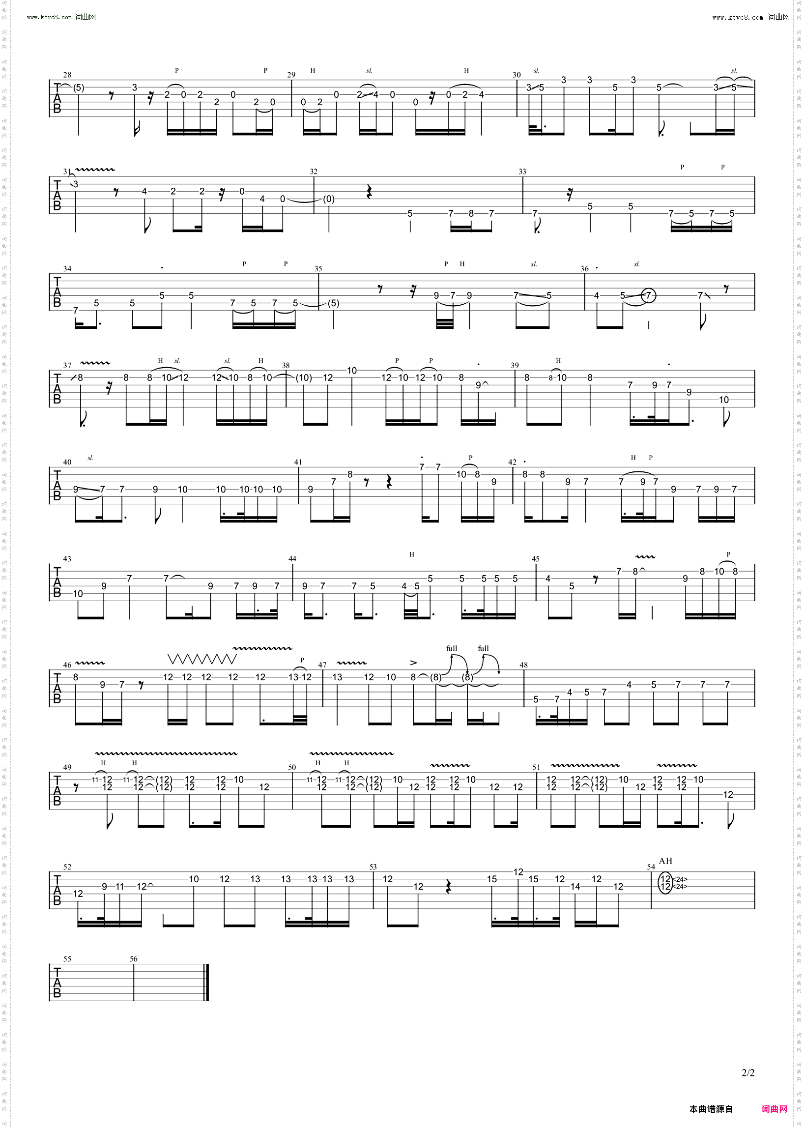 Green is the Colour 弹唱